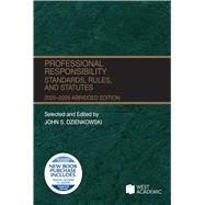 Book cover for Professional Responsibility, Standards, Rules, and Statutes, Abridged, 2025-2026(Selected Statutes)