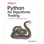 Book cover for Python for Algorithmic Trading