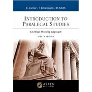Book cover for Introduction to Paralegal Studies