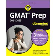 Book cover for GMAT Prep 2024/2025 For Dummies with Online Practice (GMAT Focus Edition)