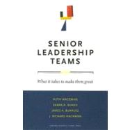Book cover for Senior Leadership Teams