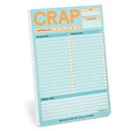 Book cover for Crap Pad, To Do List Note Pad (Pastel Version)