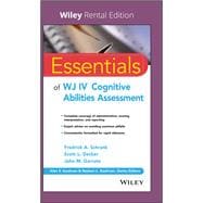 Book cover for Essentials of WJ IV Cognitive Abilities Assessment [Rental Edition]