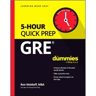 Book cover for GRE 5-Hour Quick Prep For Dummies