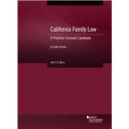 Book cover for California Family Law(American Casebook Series)