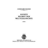 Book cover for Rankes Begriff der Weltgeschichte