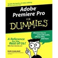 Book cover for Adobe Premiere Pro For Dummies