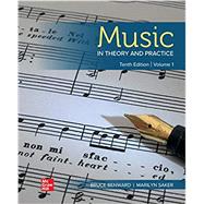 Book cover for Loose Leaf for Music in Theory and Practice, Volume 1