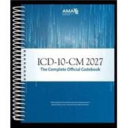 Book cover for ICD-10-CM 2027: The Complete Official Codebook, (Spiral-Bound)