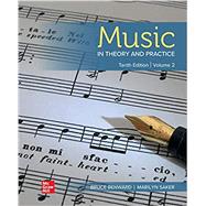 Book cover for Loose Leaf for Music in Theory and Practice, Volume 2