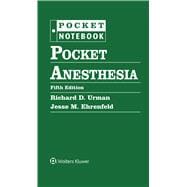 Book cover for Pocket Anesthesia