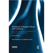 Book cover for Handbook of Disaster Policies and Institutions