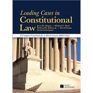 Book cover for Leading Cases in Constitutional Law, A Compact Casebook for a Short Course, 2025(American Casebook Series)