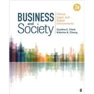 Book cover for Business and Society: Ethical, Legal, and Digital Environments