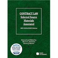 Book cover for Contract Law, Selected Source Materials Annotated, 2025 Expanded Edition