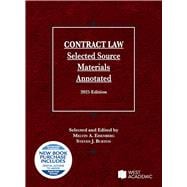 Book cover for Contract Law, Selected Source Materials Annotated, 2025 Edition(Selected Statutes)