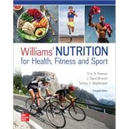 Book cover for Williams' Nutrition for Health, Fitness and Sport Loose-leaf w/ Connect Access