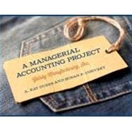 Book cover for A Managerial Accounting Project: Gatsby Manufacturing, Inc.