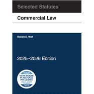 Book cover for Walt's Commercial Law, Selected Statutes, 2025-2026