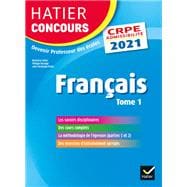 Book cover for Français tome 1 - CRPE 2021 - Epreuve écrite d'admissibilité