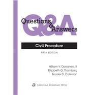 Book cover for Questions & Answers: Civil Procedure