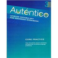 Book cover for Auténtico 2018 Leveled Vocab and Grammar Workbook Level 3