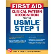 Book cover for First Aid Clinical Pattern Recognition for the USMLE Step 1