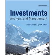 Book cover for Investments: Analysis and Management, 15th Edition Paperback with EEPUB Access