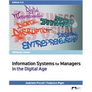Book cover for Information Systems for Managers in the Digital Age Without Cases, Edition 5.0