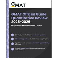 Book cover for GMAT Official Guide Quantitative Review 2025-2026 Book + Online Question Bank