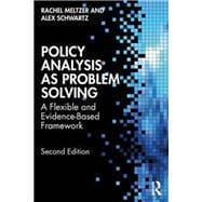 Book cover for Policy Analysis as Problem Solving