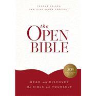 Book cover for The Open Bible: Read and Discover the Bible for Yourself (NKJV)