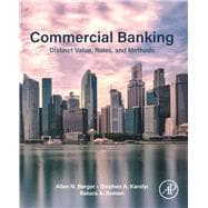 Book cover for Commercial Banking: Distinct Value, Roles, and Methods