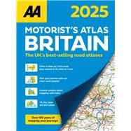 Book cover for AA Motorists Atlas Britain 2025 Spiral