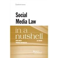 Book cover for Social Media Law in a Nutshell(Nutshells)