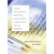 Book cover for Legal Reasoning, Writing, and Other Lawyering Skills