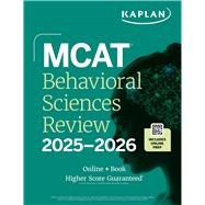Book cover for MCAT Behavioral Sciences Review 2025-2026 Online + Book