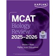 Book cover for MCAT Biology Review 2025-2026 Online + Book