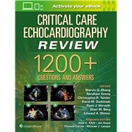 Book cover for Critical Care Echocardiography Review 1200+ Questions and Answers: Print + eBook with Multimedia