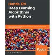 Book cover for Hands-On Deep Learning Algorithms with Python