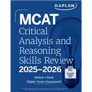 Book cover for MCAT Critical Analysis and Reasoning Skills Review 2025-2026 Online + Book