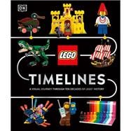 Book cover for LEGO Timelines A Visual Journey Through Ten Decades of LEGO History