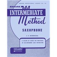 Book cover for Rubank Intermediate Method - Saxophone