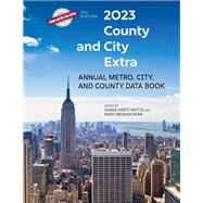Book cover for County and City Extra 2023  Annual Metro, City, and County Data Book