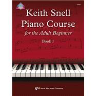 Book cover for Keith Snell Piano Course for the Adult Beginner Book 1