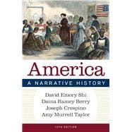 Book cover for America: A Narrative History