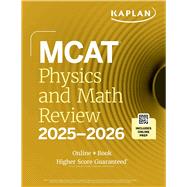 Book cover for MCAT Physics and Math Review 2025-2026 Online + Book
