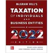Book cover for McGraw Hill's Taxation of Individuals and Business Entities 2022 Edition