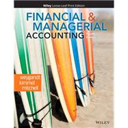 Book cover for Financial & Managerial Accounting, Fourth Edition WileyPLUS Single-term