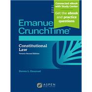 Book cover for Emanuel CrunchTime for Constitutional Law